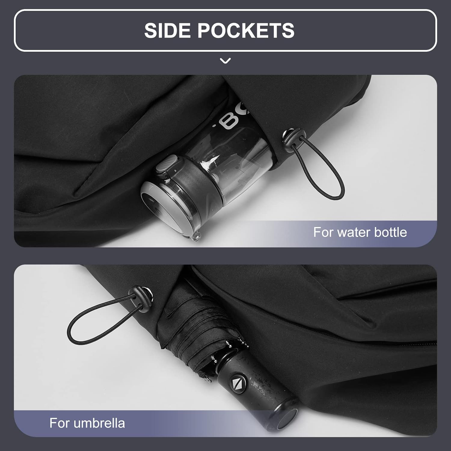 Black Backpack for Women Small Backpacks for School Bag School Backpack for College Bookbag for Women Waterproof Gym Backpacks for Men Book Bags - Image 6