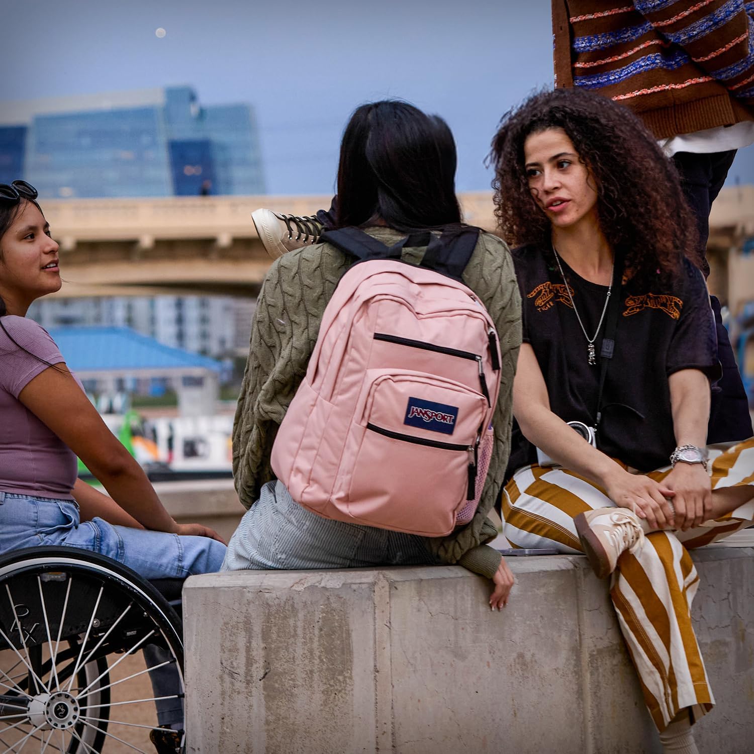 JanSport Laptop Backpack - Computer Bag with 2 Compartments, Ergonomic Shoulder Straps, 15” Laptop Sleeve, Haul Handle - Black - Image 8